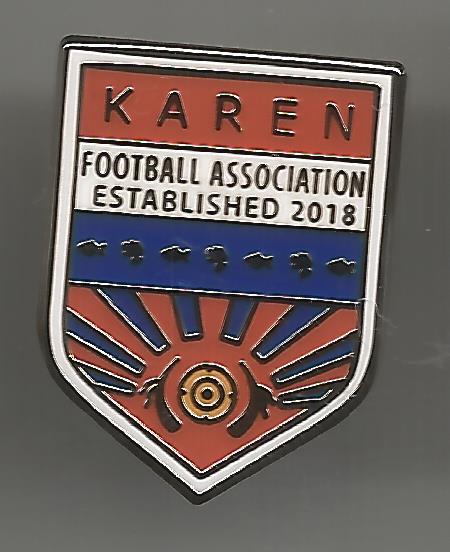 Pin Fussballverband Karen